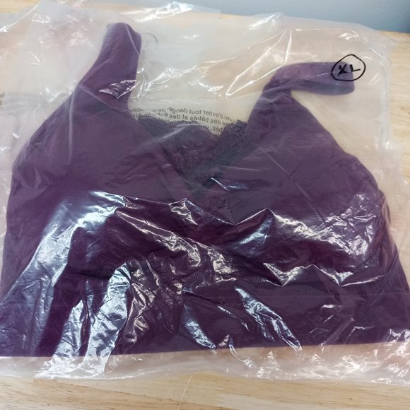 Rhonda Shear 2-Pack Cotton Blend Bra Lace, XL - Picture 2 of 6